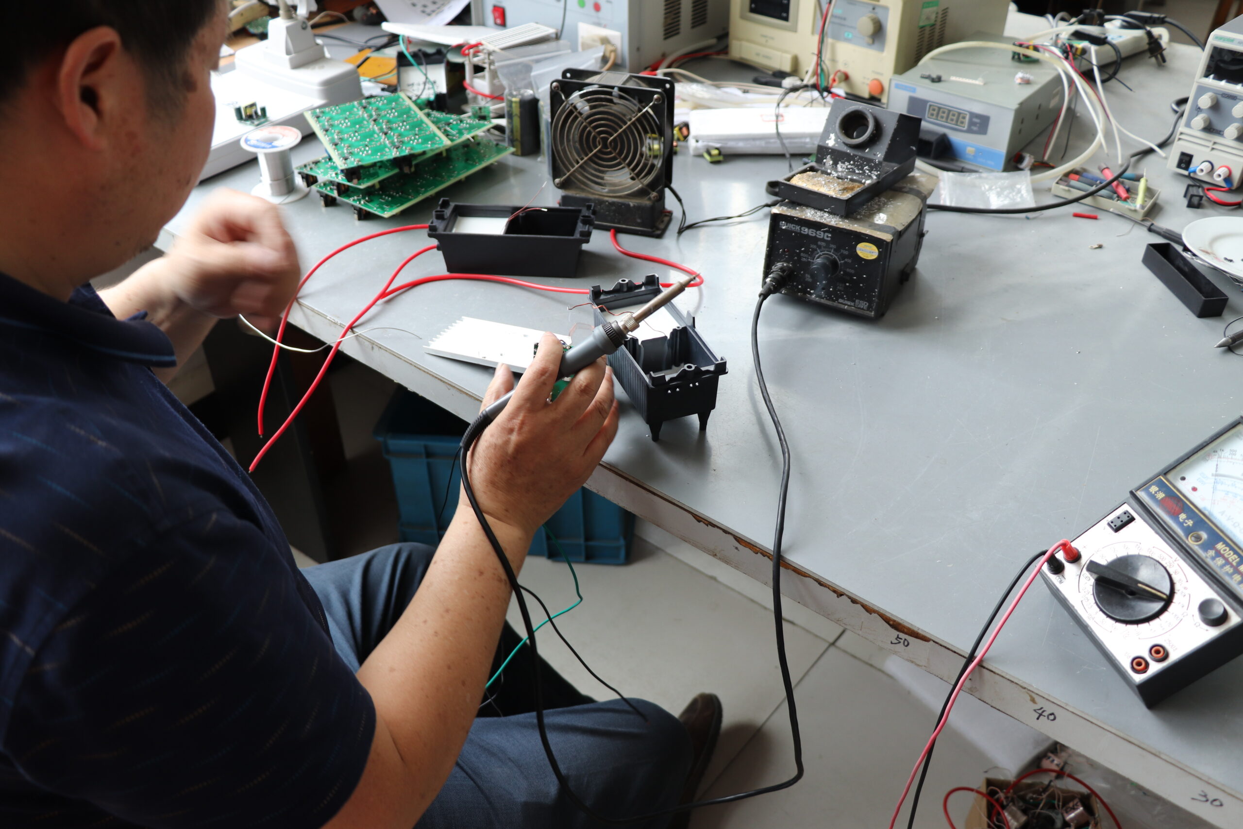 Electronics assembly work from our existing factory records